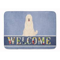 "Caroline's Treasures South Russian Sheepdog Welcome Floor Mat, 19 x 27, Multicolor"