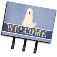 "Caroline's Treasures South Russian Sheepdog Welcome Wall Hook, Triple, Multicolor"
