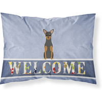 "Caroline's Treasures Manchester Terrier Welcome Pillowcase, Standard,"