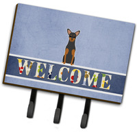 "Caroline's Treasures Welcome Manchester Terrier Wall Hook, Triple"
