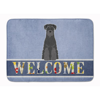 "Caroline's Treasures Standard Schnauzer Black Welcome Floor Mat, 19 x 27, Multicolor"