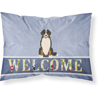 "Caroline's Treasures Bernese Mountain Dog Welcome Pillowcase, Standard,"