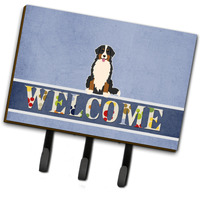 "Caroline's Treasures Welcome Bernese Mountain Dog Wall Hook, Triple"