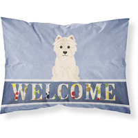"Caroline's Treasures Westie Welcome Pillowcase, Standard,"