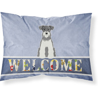 "Caroline's Treasures ""Miniature Schanuzer Salt and Pepper"" Printed, Polyester Envelope Closure pillowcase, Standard, Multicolor"