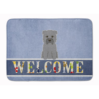 "Caroline's Treasures Glen of Imal Grey Welcome Floor Mat, 19 x 27, Multicolor"