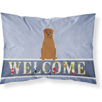 "Caroline's Treasures Dogue de Bourdeaux Welcome Pillowcase, Standard,"