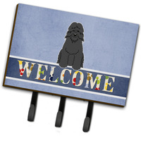 "Caroline's Treasures Bouvier des Flandres Welcome Wall Hook, Triple, Multicolor"