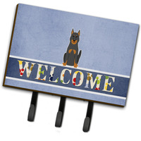 "Caroline's Treasures Beauce Shepherd Dog Welcome Wall Hook, Triple, Multicolor"