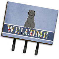 "Caroline's Treasures Briard Black Welcome Wall Hook, Triple, Multicolor"