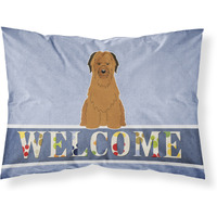 "Caroline's Treasures Briard Brown Welcome Pillowcase, Standard,"