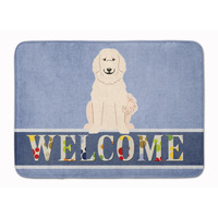 "Caroline's Treasures Pyrenese Welcome Floor Mat, 19 x 27, Multicolor"