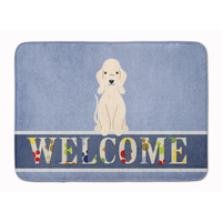 "Caroline's Treasures Bedlington Terrier Sandy Welcome Floor Mat, 19 x 27, Multicolor"