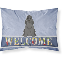 "Caroline's Treasures Cocker Spaniel Black Welcome Pillowcase, Standard,"