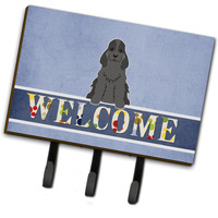 "Caroline's Treasures Welcome Cocker Spaniel Black Wall Hook, Triple"
