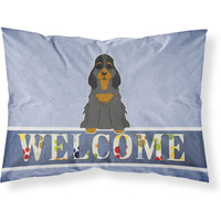 "Caroline's Treasures Cocker Spaniel Black Tan Welcome Pillowcase, Standard,"