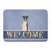 "Caroline's Treasures Smooth Fox Terrier Welcome Floor Mat, 19 x 27, Multicolor"