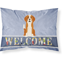 "Caroline's Treasures English Foxhound Welcome Pillowcase, Standard,"
