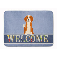 "Caroline's Treasures English Foxhound Welcome Floor Mat, 19 x 27, Multicolor"