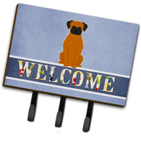 "Caroline's Treasures Fawn Boxer Welcome Wall Hook, Triple, Multicolor"