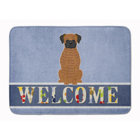 "Caroline's Treasures Brindle Boxer Welcome Floor Mat, 19 x 27, Multicolor"