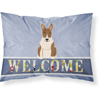 "Caroline's Treasures Bull Terrier Brindle Welcome Pillowcase, Standard,"