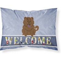 "Caroline's Treasures Chow Chocolate Welcome Pillowcase, Standard,"