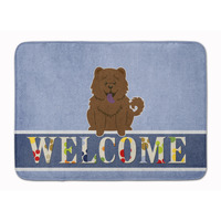 "Caroline's Treasures Chow Chocolate Welcome Floor Mat, 19 x 27, Multicolor"
