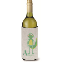 "Caroline's Treasures Alphabet A for Alligator Wine Bottle Beverage Insulator Hugger, Multicolor, 750ml"
