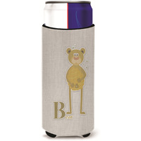 "Caroline's Treasures Alphabet B for Bear Michelob Ultra Hugger, Multicolor"