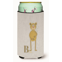 "Caroline's Treasures Alphabet B For Bear Tall Boy Beverage Insulator Hugger, Multicolor"