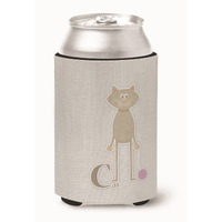 "Caroline's Treasures Alphabet C For Cat Can or Bottle Hugger, Can Hugger, Multicolor"