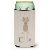 "Caroline's Treasures Alphabet C For Cat Tall Boy Beverage Insulator Hugger, Multicolor"