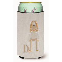 "Caroline's Treasures Alphabet D For Dog Tall Boy Beverage Insulator Hugger, Multicolor"