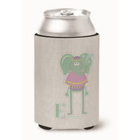 "Caroline's Treasures Alphabet E For Elephant Can or Bottle Hugger, Can Hugger, Multicolor"