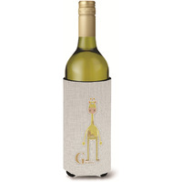 "Caroline's Treasures Alphabet G for Giraffe Wine Bottle Beverage Insulator Hugger, Multicolor, 750ml"