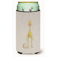 "Caroline's Treasures Alphabet G For Giraffe Tall Boy Beverage Insulator Hugger, Multicolor"