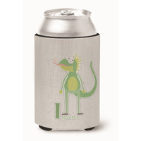 "Caroline's Treasures Alphabet I For Iguana Can or Bottle Hugger, Can Hugger, Multicolor"