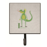 "Caroline's Treasures Alphabet I for Iguana Wall Hook, Small, Multicolor"