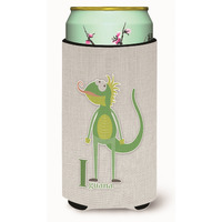 "Caroline's Treasures Alphabet I For Iguana Tall Boy Beverage Insulator Hugger, Multicolor"