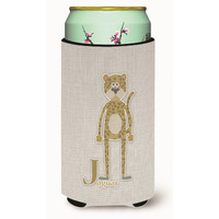 "Caroline's Treasures Alphabet J For Jaguar Tall Boy Beverage Insulator Hugger, Multicolor"