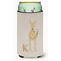 "Caroline's Treasures Alphabet K For Kangaroo Tall Boy Beverage Insulator Hugger, Multicolor"