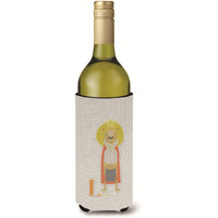 "Caroline's Treasures Alphabet L for Lion Wine Bottle Beverage Insulator Hugger, Multicolor, 750ml"