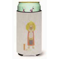 "Caroline's Treasures Alphabet L For Lion Tall Boy Beverage Insulator Hugger, Multicolor"