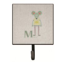 "Caroline's Treasures Alphabet M for Mouse Wall Hook, Small, Multicolor"