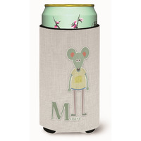 "Caroline's Treasures Alphabet M For Mouse Tall Boy Beverage Insulator Hugger, Multicolor"