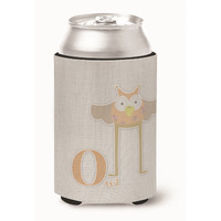 "Caroline's Treasures Alphabet O For Owl Can or Bottle Hugger, Can Hugger, Multicolor"
