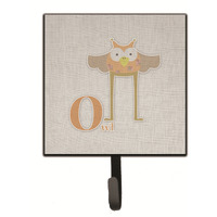 "Caroline's Treasures Alphabet O for Owl Wall Hook, Small, Multicolor"