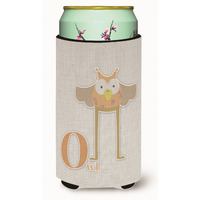 "Caroline's Treasures Alphabet O For Owl Tall Boy Beverage Insulator Hugger, Multicolor"