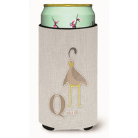 "Caroline's Treasures Alphabet Q For Quail Tall Boy Beverage Insulator Hugger, Multicolor"